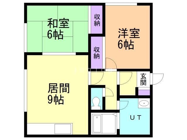 小島マンションＡの間取り