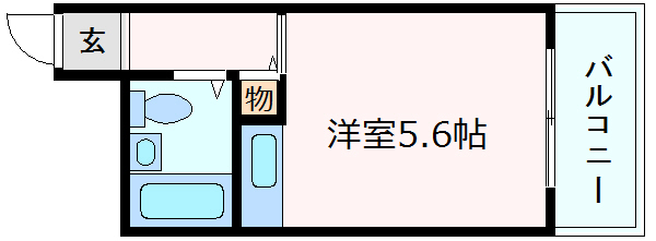 アルテハイム神戸県庁前の間取り