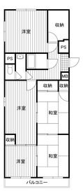 坂戸市緑町のマンションの間取り