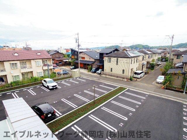 【静岡市葵区北安東のアパートの眺望】