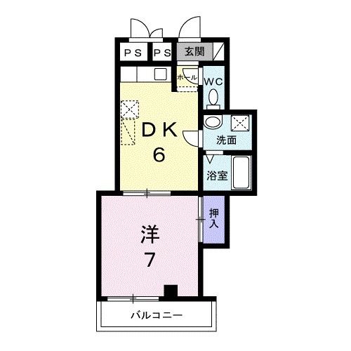 中新川郡上市町稗田のマンションの間取り