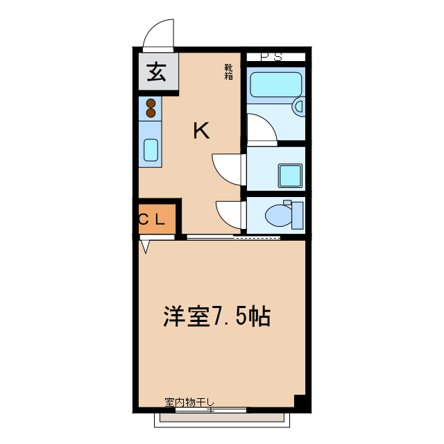 Ｋハイツの間取り