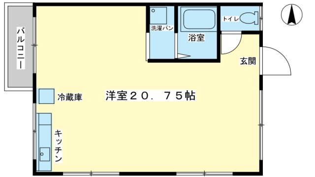 揖保郡太子町老原のアパートの間取り