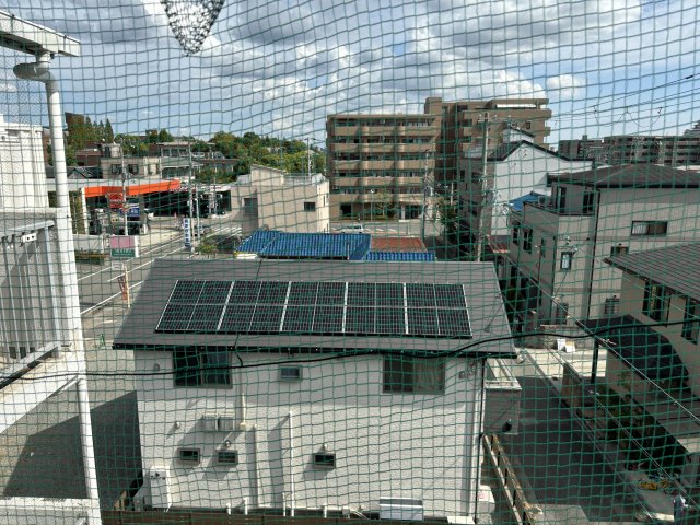 【姫路市新在家中の町のマンションの眺望】