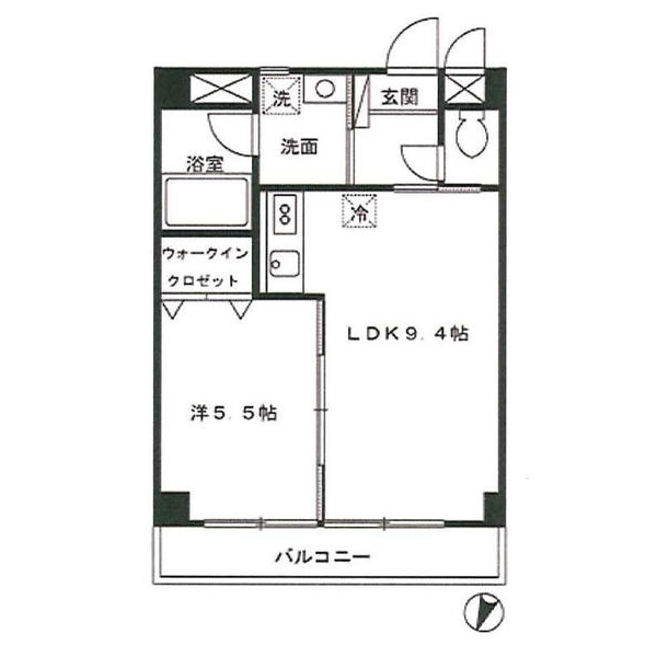 プラスパー築町の間取り