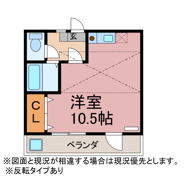 豊橋市東脇のアパートの間取り