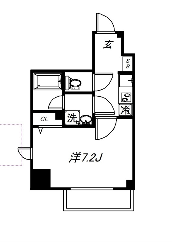 アプレシティ豊島園の間取り