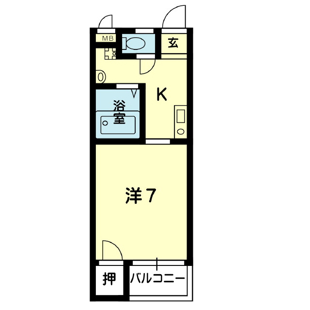 シティハウスＫIIの間取り