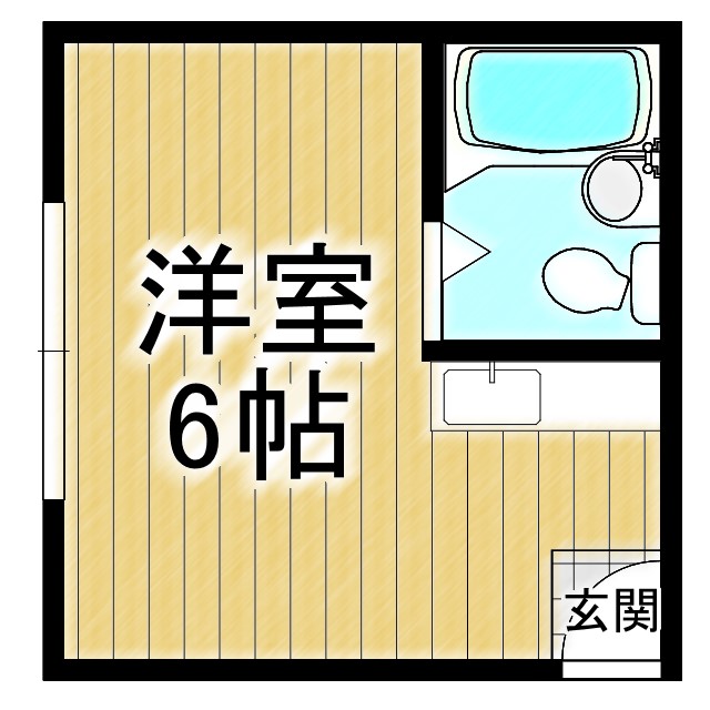 【大阪市住之江区西住之江のマンションの間取り】