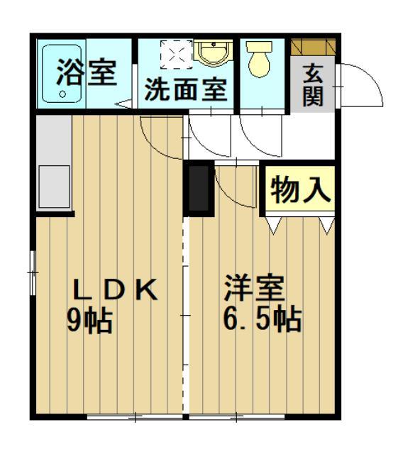 ラ・クレドール城北Ｂの間取り