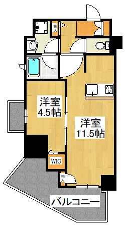 フェアリア船橋の間取り