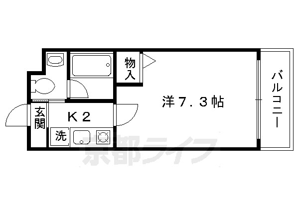 【作思以度　衣笠の間取り】