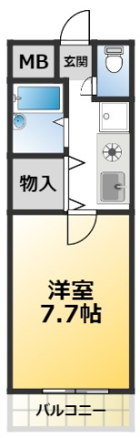 知立市来迎寺町のマンションの間取り