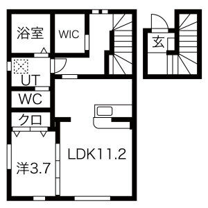 シャルマン・寒河江の間取り