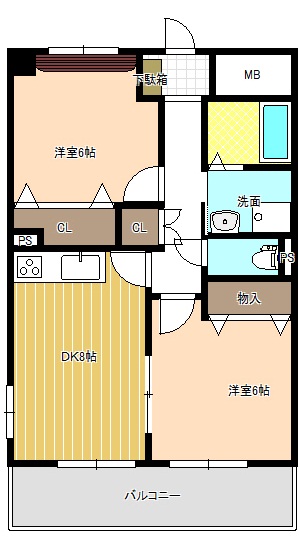 ジャルダン新栄の間取り