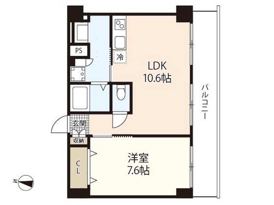 広島市西区井口台のマンションの間取り