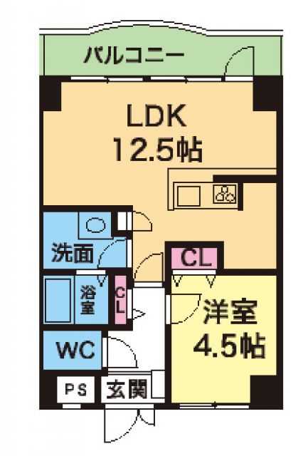 ＹＫハイツ西明石北の間取り