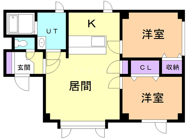 エポック神楽の間取り