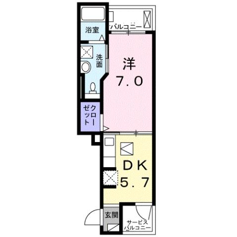 ハーモニープラザ　ルチアの間取り