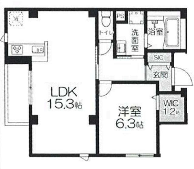 リヴェールKの間取り