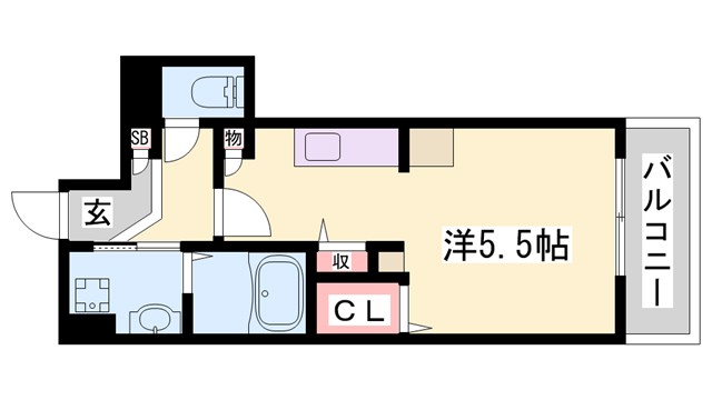 ソルテ東加古川駅前の間取り