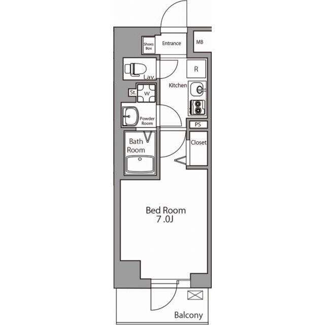 Ｎーｓｔａｇｅ松戸の間取り