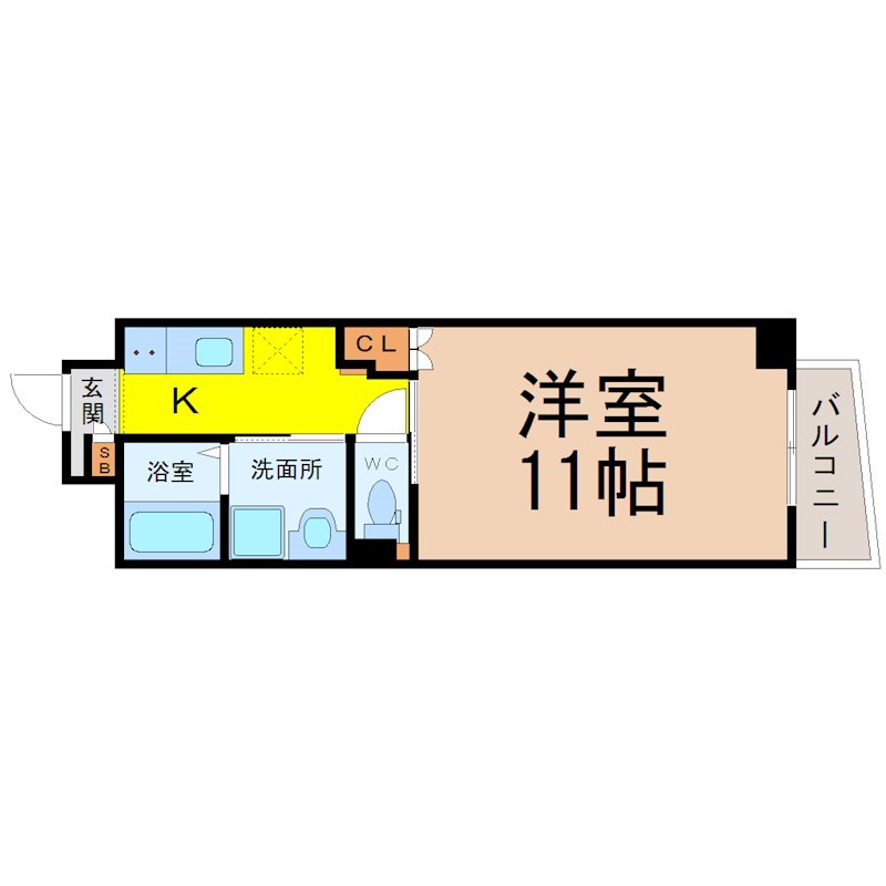 名古屋市千種区青柳町のマンションの間取り