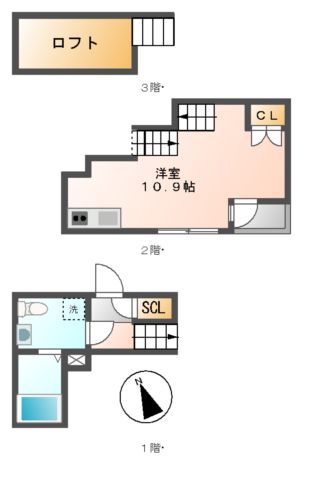 REX新栄の間取り