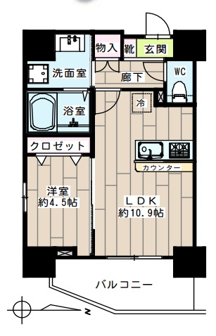 グランディールの間取り