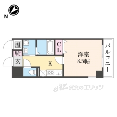 枚方市新町のマンションの間取り