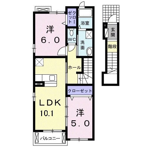 アルカンシエルの間取り