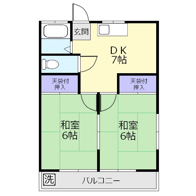 泉ハイツの間取り