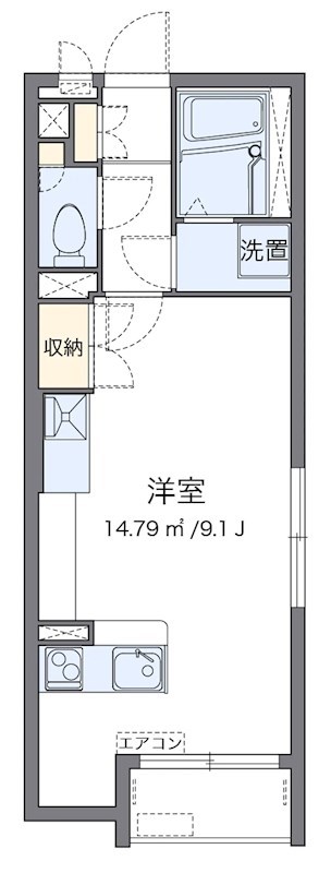 レオネクストモリシゲの間取り