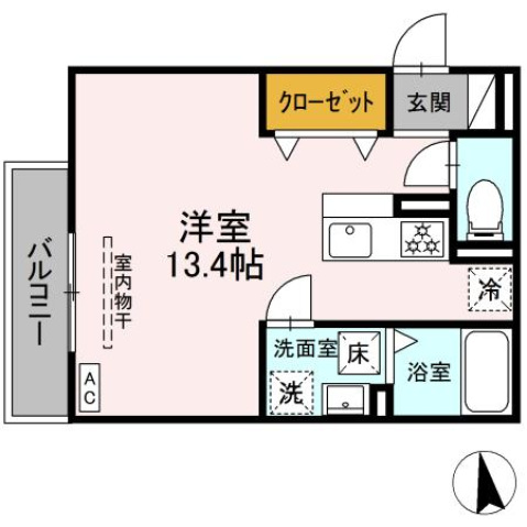 D-Hills城北IIの間取り