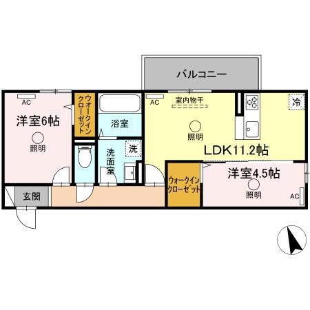 ル・シエル・ブルーの間取り