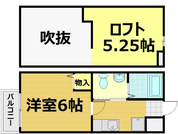ロフティ北花山IIの間取り