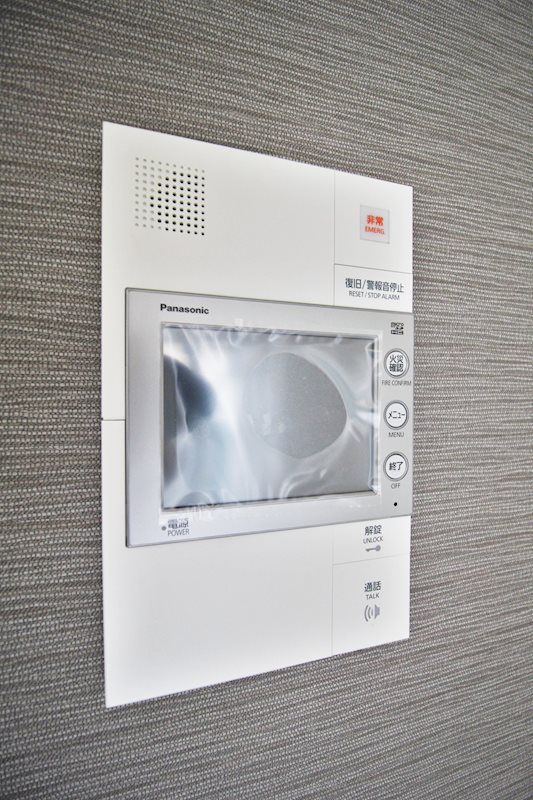 セキュリティ　ＴＶモニター付きインターホンは、来訪者の顔が見えるため安心で