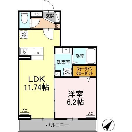 アヴァンス宝町の間取り写真