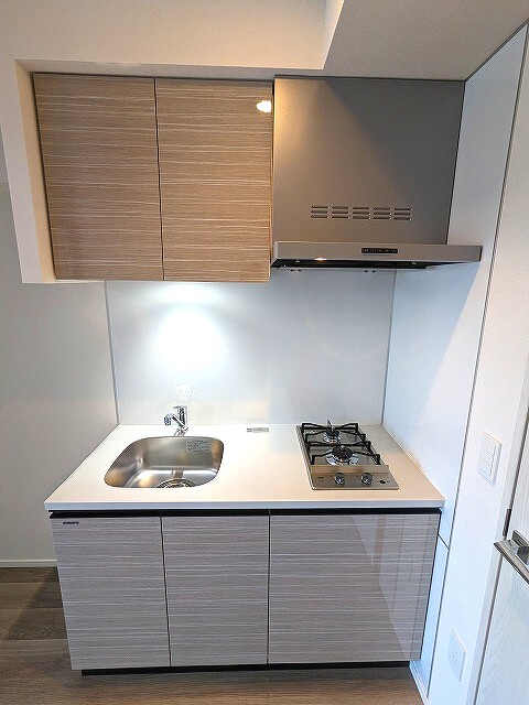 キッチン　ガス２口システムキッチンです