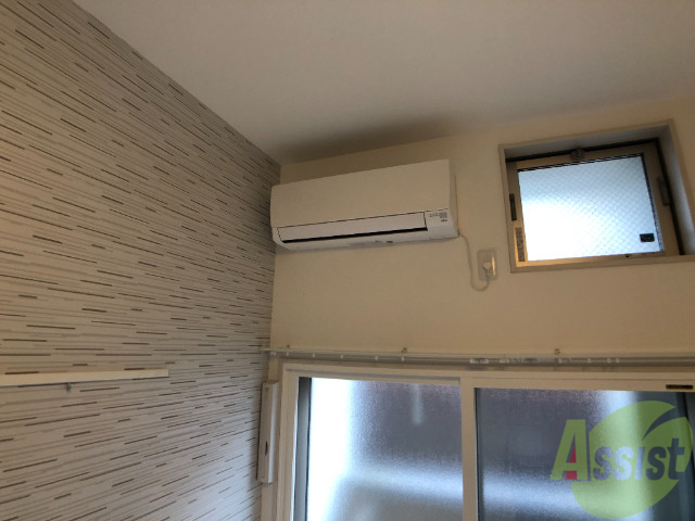 その他設備　エアコンが設置してありますので、寒暖対策もばっちり。