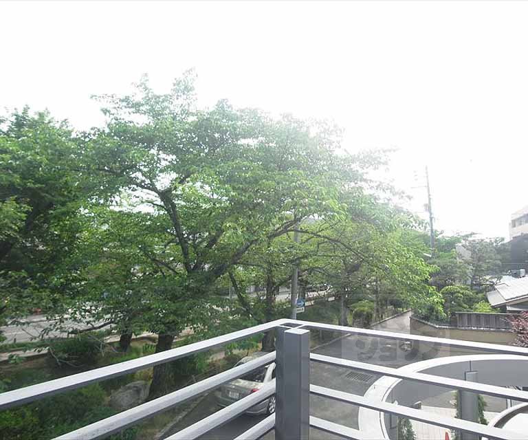 眺望　木漏れ日の差し込む贅沢な眺めです