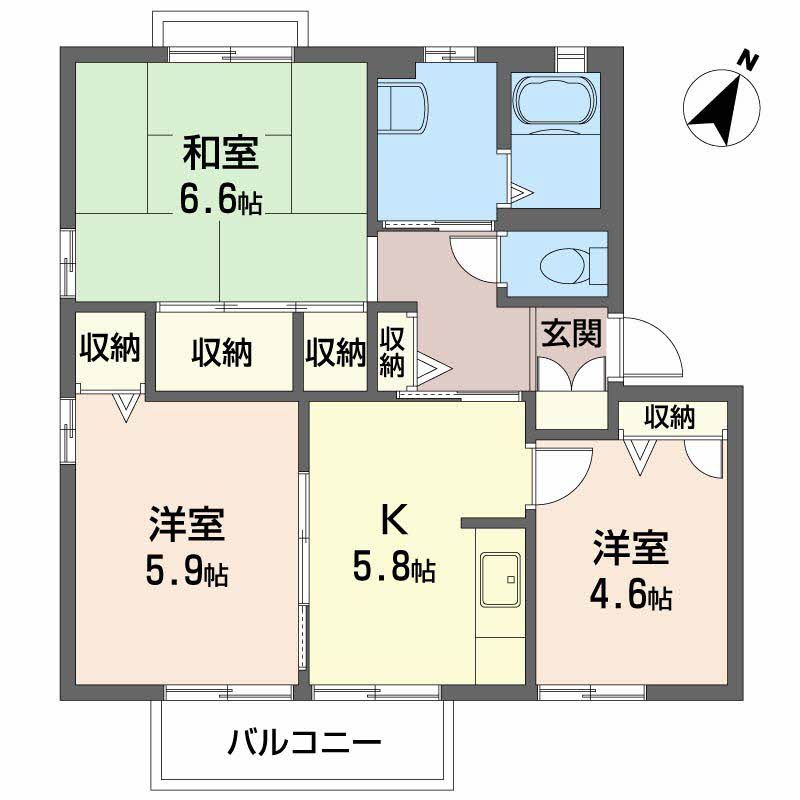 フォレスタの間取り写真