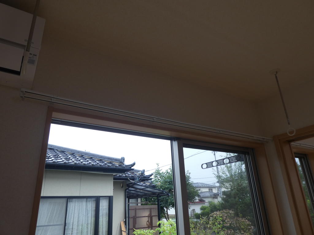 その他設備　室内物干しが便利です♪