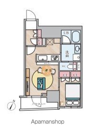 MFPRコート日本橋馬喰町の間取り写真