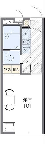 三島市富士ビレッジのアパートの間取り