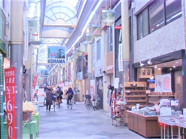 ショッピングセンター　粉浜商店街（ショッピングセンター）まで456m