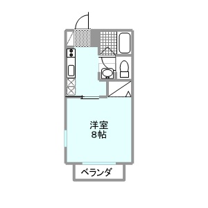 北斗シャトーＣの間取り