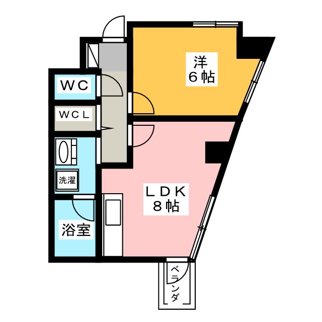 【ハイリスベーネ池下の間取り】