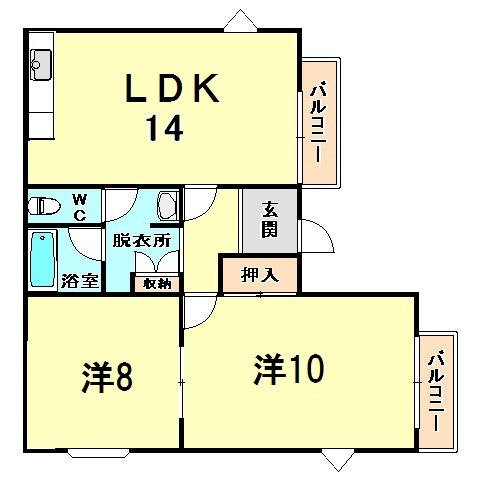 夙川ハイムミキの間取り