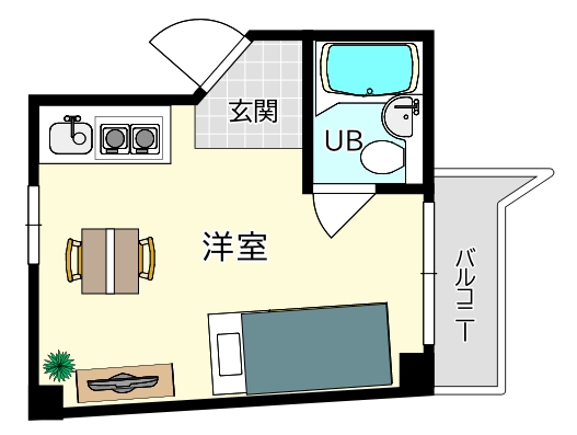 キャロル豊中本町の間取り写真